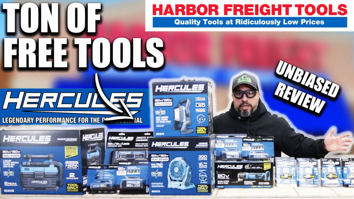 VCG Construction reviews new hercules tools from harbor freight